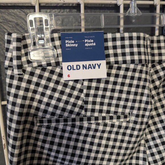 BNWT Old Navy High Rise Pixie Skinny Ankle Pants Size 6 - Picture 4 of 5